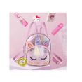 thumbnail image 2 of Mochila De Lentejuelas Unicornio Para Niñas Bolsa Kinder Con Pelusa Xtellar rosa, 2 of 3