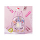 thumbnail image 2 of Mochila De Lentejuelas Unicornio Para Niñas Bolsa Kinder Con Pelusa Xtellar rosa, 2 of 3