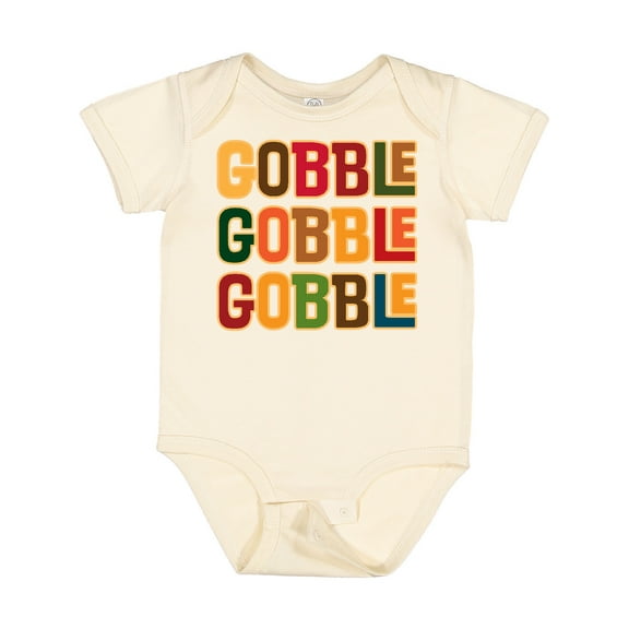 Inktastic Thanksgiving Funny Gobble Boys or Girls Baby Bodysuit