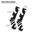 thumbnail image 2 of Sigee Abstract Monochrome Profile for Socks for Men Women Socks Stocking Compression Socks, 2 of 6
