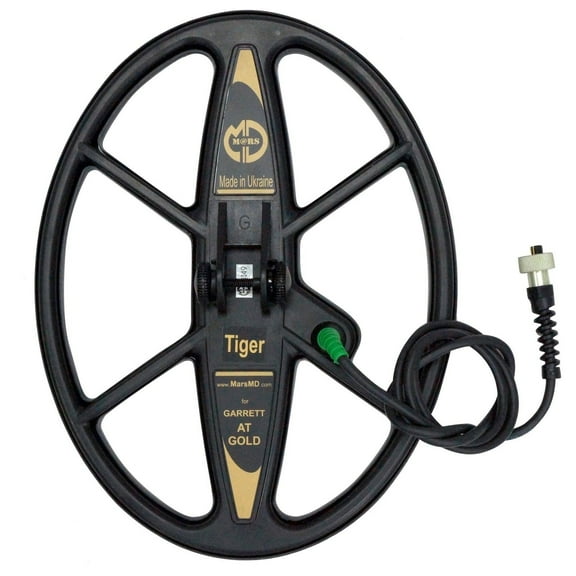 Mars Tiger 13inch x 10inch DD Waterproof Search Coil for Garrett AT Gold Metal Detector