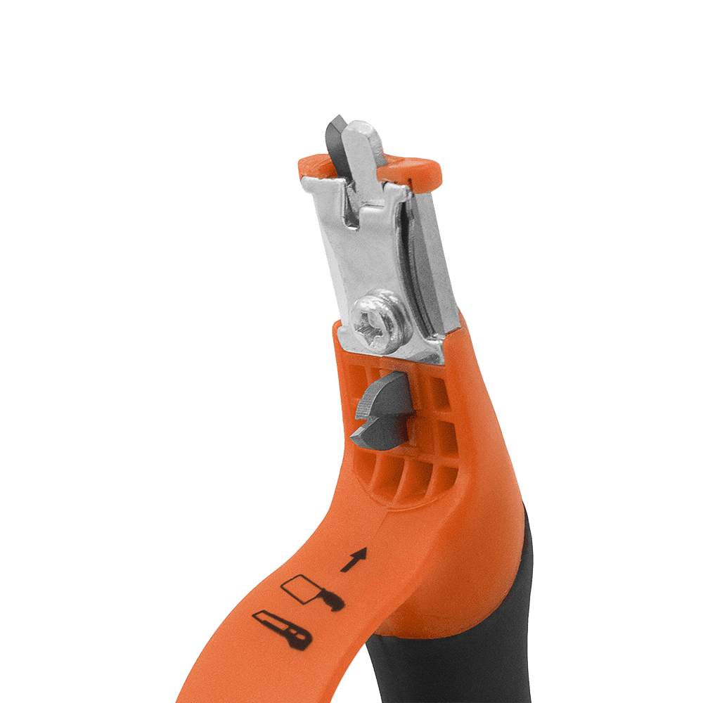 Zenport KS06 6-in-1 Multi-Sharpener for Pruners, Scissors, and Knives, Orange/Black - 10 Pack
