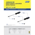 thumbnail image 2 of Juego 2 Destornilladores SURTEK Bimat Comodos Antimpactos 3/16 DBP2, 2 of 2