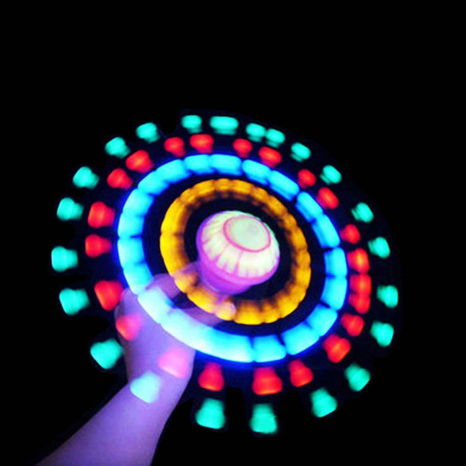 Spinning LED Color! WHOLESALE 25 NEW Flashing Light-Up UFO Wands