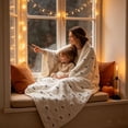 thumbnail image 3 of Ghost Throw Blanket, Cute White Fleece Lap Blanket for Kids Sofa, 1 PC, 3 of 7