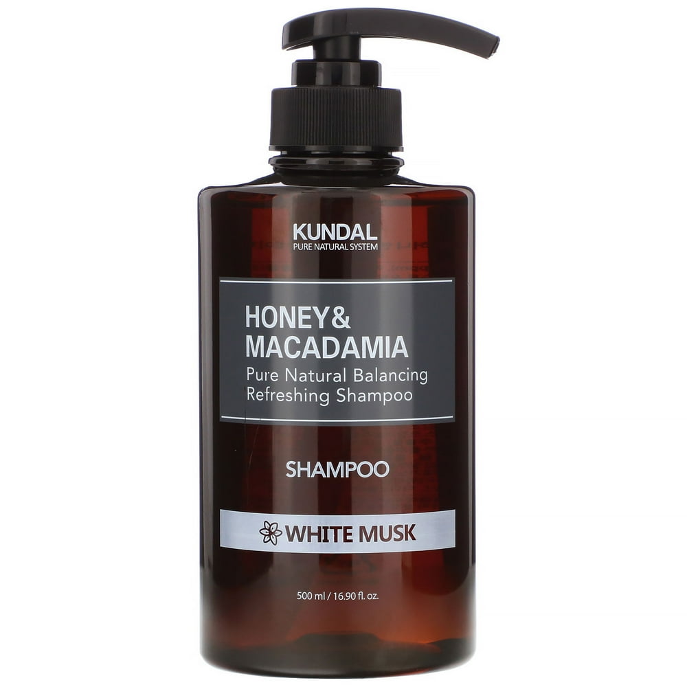 Kundal Honey & Macadamia, Shampoo, White Musk, 16.90 fl oz (500 ml
