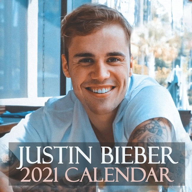 Justin Bieber 2021 Calendar 2021 Wall Calendar Monthly Calendar (8