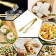 thumbnail image 3 of 6X Mini Serving Tongs Set 6'', Stainless Steel Small Sugar Cube Tongs Ice Tong, 3 of 8