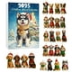 thumbnail image 4 of Calendario de Adviento Navideño para Amantes de Los Perros Yst250922004 | 24 Mini Adornos de Cachorros con Bufandas Festivas | Cuenta Regresiva para Corgi, Caniche y Beagle | Regalo de Decoración Nav, 4 of 6