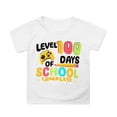 thumbnail image 2 of School Uniform Tshirts Kids School Celebration Print Tee Short Sleeve Crewneck Top Boys Tshirts White 10-11 Years, 2 of 4