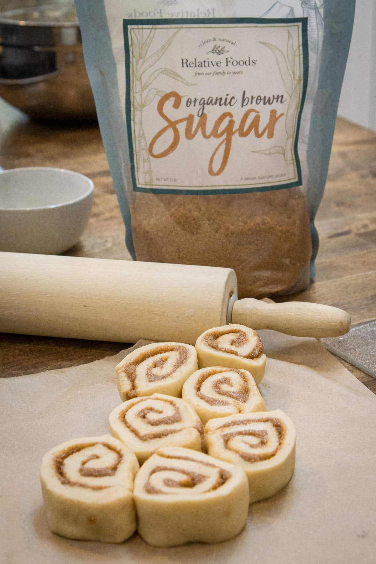 Organic Brown Sugar Bulk Resealable bag (3lb) - raw Light Brown sugar for Baking, Kitchen sweetener, Glazes & More - Made with Organic Molasses for a Sweet and Flavorful Taste