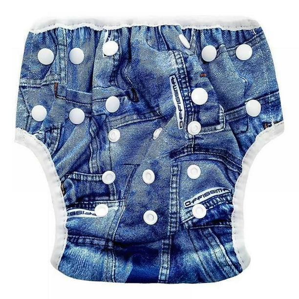 Baby Swim Diapers 03 Years Old, Adjustable Water Diapers Waterproof
