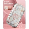 thumbnail image 2 of Mumba Deluxe Ulta Slim Hard Shell Travel Case for Nintendo Switch - holds 10 Game Cartridges -Pink Marble, 2 of 6