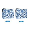 thumbnail image 7 of FORMRS 15"-15.6" Laptop Sleeve Protective Case Soft Carrying Quilted Computer Bag Cover, Blue Floral Pattern, 7 of 7