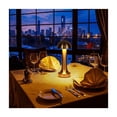 thumbnail image 5 of Lámpara Mesa Decoración Moderno 3 Colores Recargable Luz Led DORADO HONGO, 5 of 5