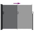 thumbnail image 3 of vidaXL Retractable Side Awning Black 160x500 cm, 3 of 5