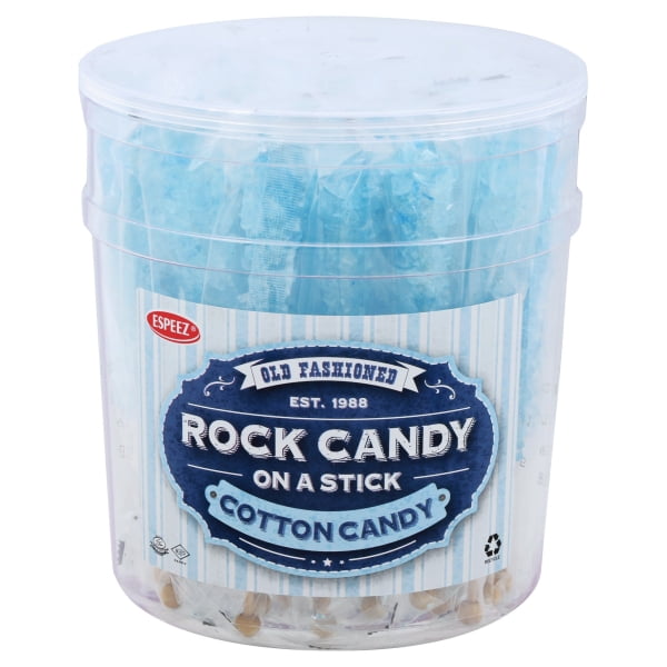 Espeez Rock Candy on a Stick Cotton Candy, 36 count, 28 oz Walmart
