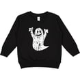 thumbnail image 2 of Inktastic Halloween Cute White Grunge Ghost Toddler Sweatshirt, 2 of 4