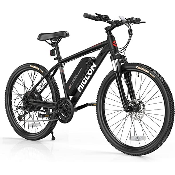 MICLON 26″ 350W Adult Electric Mountain Bike with 36V 10.4Ah Battery
