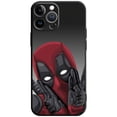 thumbnail image 3 of Funda de teléfono de silicona de Marvel Deadpool para Apple iPhone 15, 11, 14, 13, 12 Pro Max, 13, 12 Mini, XS Max, XR, X, 7, 8 Plus, 3 of 5