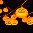thumbnail image 6 of Uutvmp Halloween Pumpkin String Lights - 10 LED 3D Cute Waterproof Orange Pumpkin Lantern Battery Operated Lights, Indoor Outdoor Decor Party Decorations Small Lights, 6 of 6