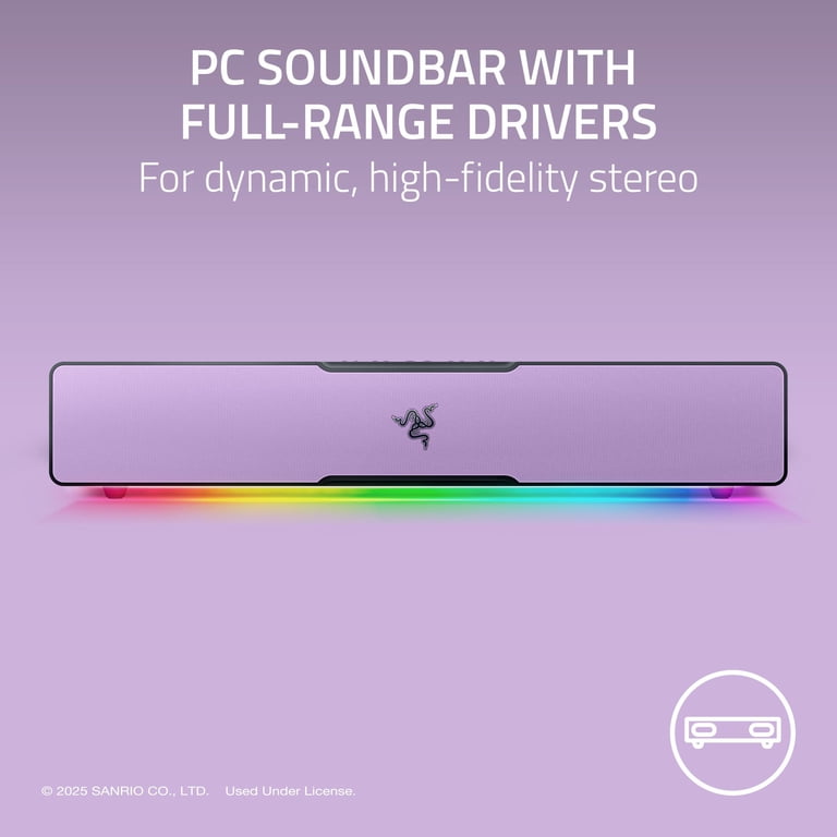 Razer Leviathan V2 X PC Gaming Soundbar - Kuromi Edition - Walmart.com