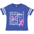 thumbnail image 3 of Inktastic Breast Cancer- Together We Will Win Boys or Girls Toddler T-Shirt, 3 of 5