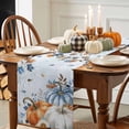 thumbnail image 3 of Thanksgiving Pumpkins Table Runner, Autumn Thanksgiving Kitchen Dining Table Decoration for Home Party Decor 13x72 Inches, 3 of 9