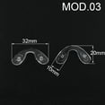 thumbnail image 4 of 10 Pcs Coussinets de Nez en Silicone en Forme de U pour Lunettes Insert Antidérapant Mod.2, 4 of 6