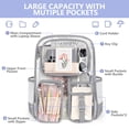thumbnail image 3 of Mochila transparente Attmu Heavy Duty PVC transparente gris, 3 of 7