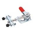 thumbnail image 2 of Push Pull Toggle Clamp, Left Right Push Pull Toggle Clamp Stainless Steel 180 Handle Opening Angle Plastic Cover Handle  for Electronic Equipment Installation, 2 of 7