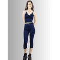 thumbnail image 2 of SET DE CABRI Y BLUSA STRETCH AZUL OSCURO PARA MUJER UNITALLA, 2 of 5