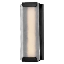 28974BK Hinkley Lighting Zayde - 8W LED Outdoor Medium Wall Mount Lantern-16 Inch Tall and 6 Inch Wide-Black Finish