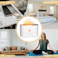 thumbnail image 4 of TFixol 250mL Simulation Flame Mist Humidifier Flame Night Light Quiet Aromatherapy Diffuser Desktop USB Humidifier for Home Office Bedroom Baby Room 1/3/5H Timing, 4 of 6