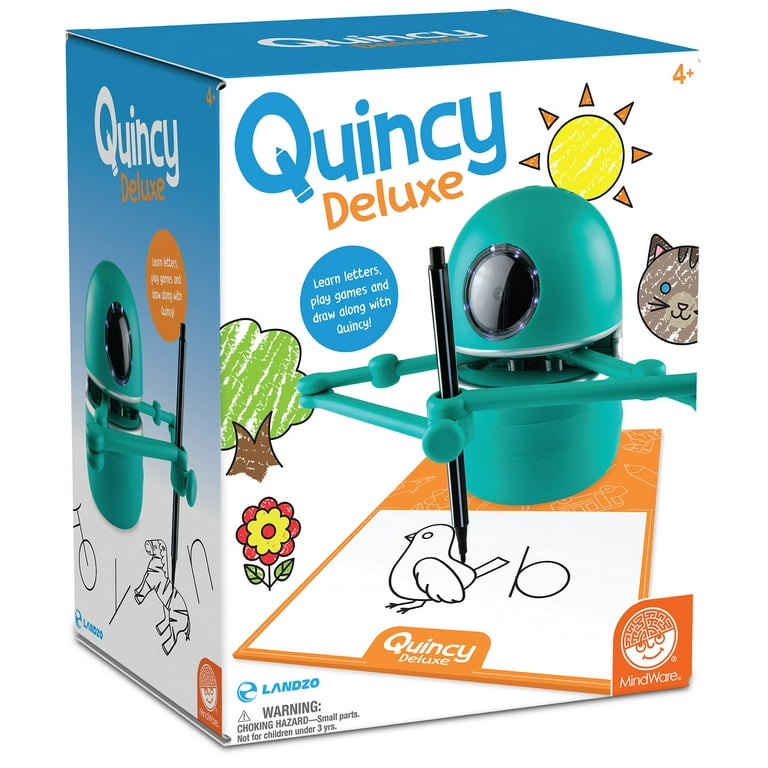 MindWare Quincy Deluxe Robot Teaches Children to Write and Draw - Ages 4+ 
