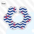 thumbnail image 3 of Bingfone Nautical Anchors Soft Bibs For Baby Boy Girl 360 Rotate Petal Absorbent Bibs Washable For Drooling Teething, 3 of 9