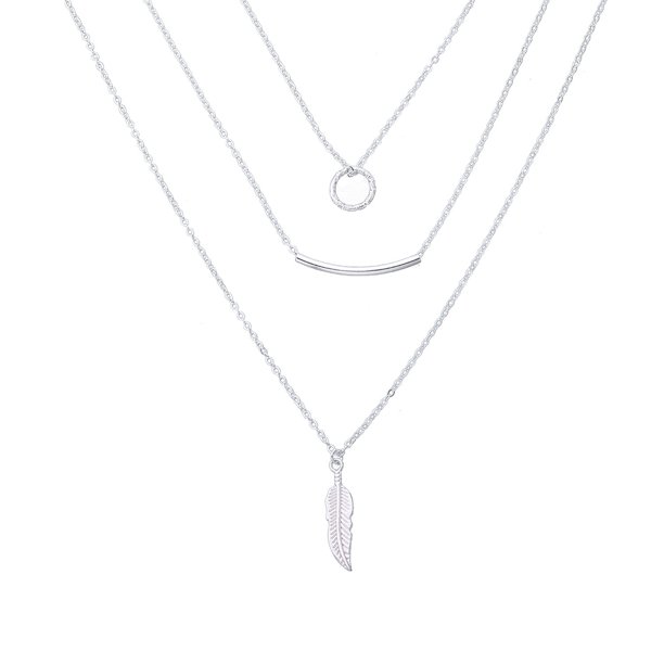 Jumpingount Collar de cadena, joyería estética exquisita, colgantes colgantes de estilo Simple, accesorios, collares en capas para mujer Ropa, zapatos y accesorios Miscelánea Jumpingount AP009190-00