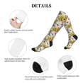 thumbnail image 5 of Sikiie Bird Sunflowers 1 Pairs Compression Socks for Men and Women 15-20 mmHg Running Support Socks, 5 of 7