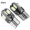 thumbnail image 2 of Filfeel 20Pcs Wedges Light Bulb,8LED T10 Car Side Wedge Light Bulb For Canbus T10 194 168 W5W 5730, 2 of 8
