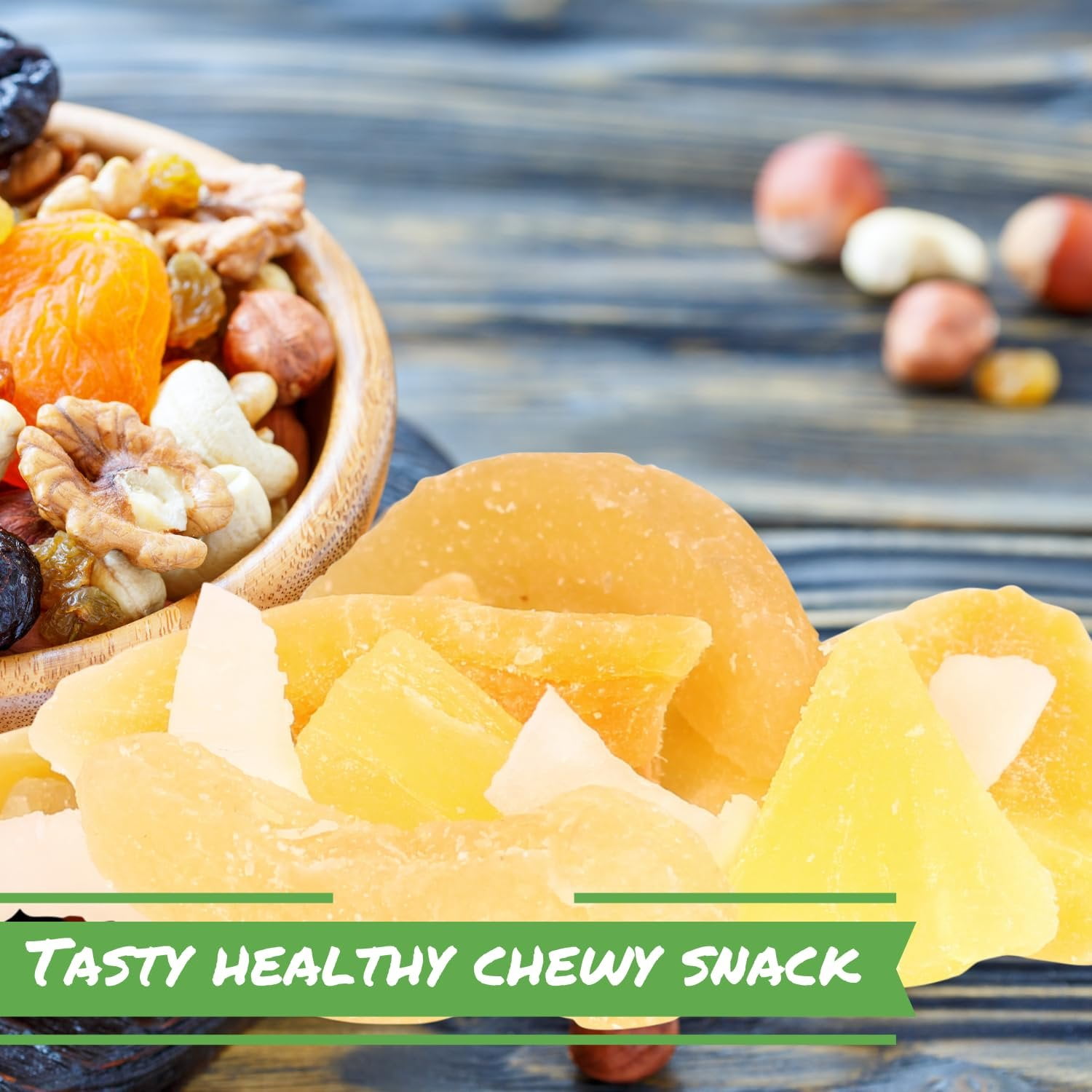 Tropical Mixed Dried Fruit Medley - by Its Delish, 2 Lbs Bulk Bag  Healthy Snacks for Adults  Fresh Snack Mix Dry Fruit  Pineapple Mango Guava Coconut  Vegan, Kosher
