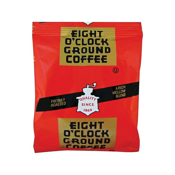 Eight O'Clock Original Ground Coffee Fraction Packs, 1.5oz, 42/Carton