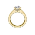 thumbnail image 2 of 1.50 Carat Excellent Round Cut Natural Diamond Solitaire with Accents Beautiful Ring for Anniversary Solid 18K Yellow Gold Size 4.5, 2 of 8