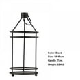 Black Round Metal Frame Candle Holder Lantern Geometric Candlestick Wedding Party Decoration
