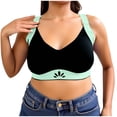 thumbnail image 2 of YanHoo Plus Size Bras for Women No Underwire Wireless Push Up Bra Full Coverage Supportive Seamless Bralettes Comfort Adjustable Everyday Bra, 2 of 7