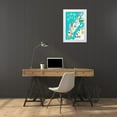 thumbnail image 3 of Daly, Carla 17x24 White Modern Wood Framed Museum Art Print Titled - Illustrated State Maps New York, 3 of 4