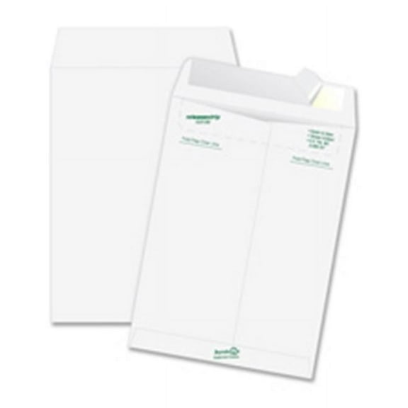 Quality Park Products  Tyvek Open-End Envelope- Plain- 10in.x13in.- White