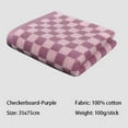 thumbnail image 2 of 1Piece Of Checkerboard Towel, BathTowel, Beach Towel, Checkered Bath Towel, Soft Colorful Bath Towels for Bathroom Spa, Shower Towels 13.7” x 29.5”,Thin Quick Drying Towels for Beach Pool, 2 of 7