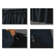 thumbnail image 2 of VargottomSolid CottonValancesRod PocketValancesFor WindowsCurtain Toppers One Panel,56x18 Inches, Navy Blue, 2 of 7