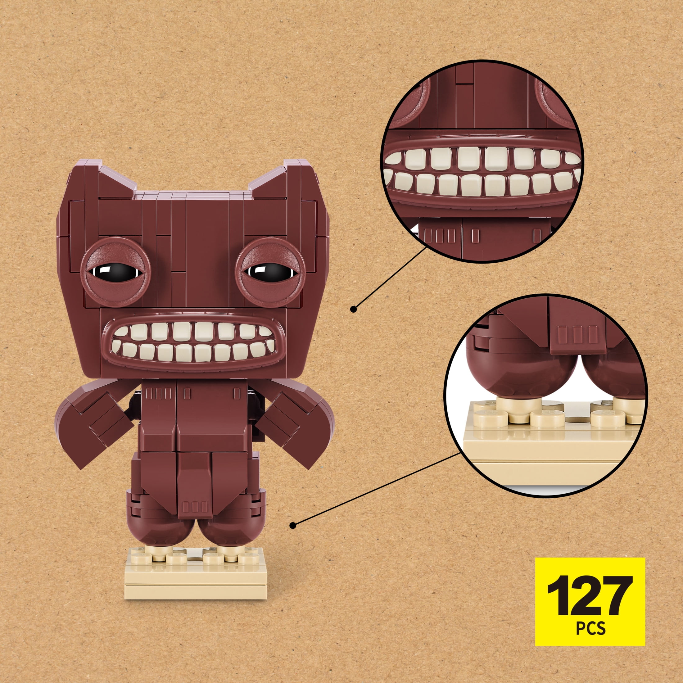 MAX BUILD MORE Premium Fugglers Collection (Squidge) by ZURU - Plastic Building Bricks Set for Kids Ages 8+