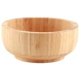 thumbnail image 3 of Cuenco redondo de bambú para ensalada, de madera natural, para aperitivos y frutas., 3 of 13